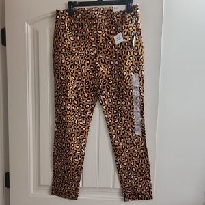 Old Navy Leopard Print Ankle Pants